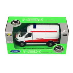 Welly 1:34 Mercedes-Benz Sprinter - Notarzt -biały - 1