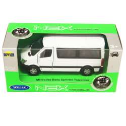 Welly 1:34 Mercedes-Benz Sprinter Traveliner biały - 1