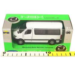 Welly 1:34 Mercedes-Benz Sprinter Traveliner biały - 2