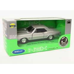 Welly 1:34 Buick 1965 Riviera Gran Sport - srebrny - 1