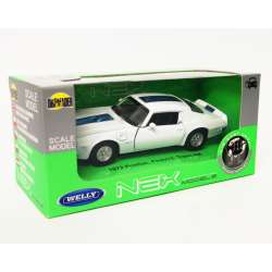 Welly 1:34 Pontiac 1972 Firebird Trans AM - biały - 1