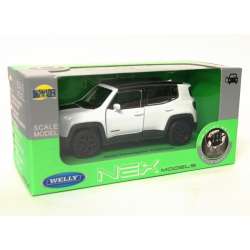 Welly 1:34 Jeep Renegade Trailhawk - biały - 1