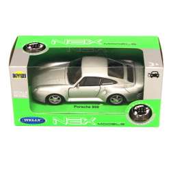 Welly 1:34 Porsche 959 - srebrny - 3