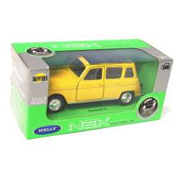 Welly 1:34 Renault 4 - żółty - 1