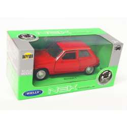 Welly 1:34 Renault 4 - czerwony - 2