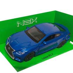 Welly 1:34 Lexus RC F -granatowy - 1