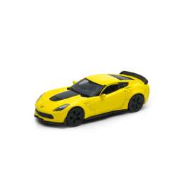 WELLY 1:34 Chevrolet Corvette Z06 2017 -żółty - 1