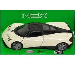 Welly 1:34 Pagani Huayra -perłowo-biały - 1