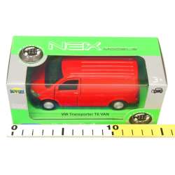 Welly 1:39 Volkswagen T6 VAN -czerwony - 2