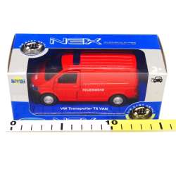 Welly 1:34 Volkswagen T6 VAN FEUERWEHR czerwony - 2