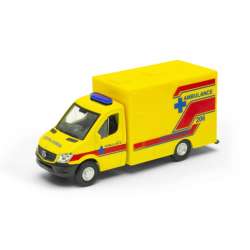 Welly 1:34 Mercedes Sprinter Ambulance żółty - 1