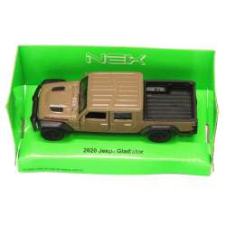 Welly 1:34 2020 Jeep Gladiator -brązowo-bury - 1