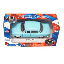 Welly 1:34 Skoda 100 błękitna - 1