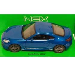 Welly 1:34 SUBARU BRZ -niebieski metalik - 2
