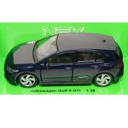 Welly 1:34 Volkswagen Golf 8 GTI -granatowy  1:38 - 1