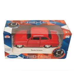 Welly 1:34 Skoda Octavia (old) -czerwona - 1