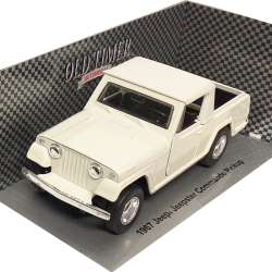 Welly 1:34 Jeep Jeepster Commando Pickup 1967 -biały - 1