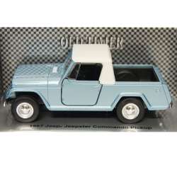 Welly 1:34 Jeep Jeepster Commando Pickup 1967 -błękitny - 1