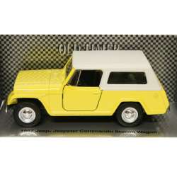 Welly 1:34 Jeep Jeepster Commando Station Wagon'67-żółty - 1