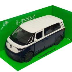 Welly 1:34 Volkswagen ID.Buzz -granatowy z białym dachem - 1