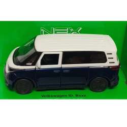 Welly 1:34 Volkswagen ID.Buzz -granatowy z białym dachem - 2