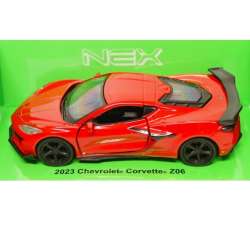 Welly 1:34 Chevrolet Corvette Z06 2023 -czerwony - 1