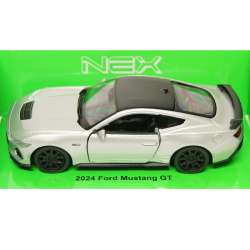 Welly 1:34 Ford Mustang GT 2024 -srebrny - 1