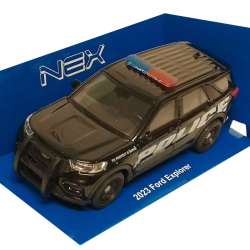 Welly 1:34 Ford Explorer 2023 POLICE -czarny - 1