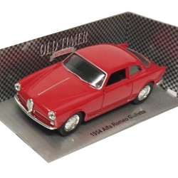 Welly 1:34 Alfa Romeo Giulietta 1954 -czerwona - 1