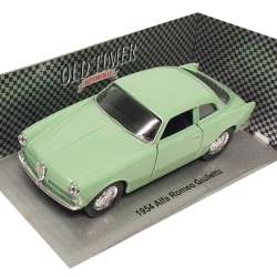 Welly 1:34 Alfa Romeo Giulietta 1954 -seledynowa - 1
