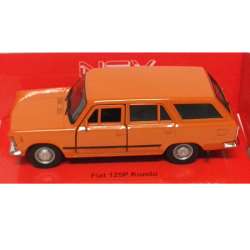 WELLY 1:39 Fiat 125P Kombi -pomarańczowy - 1