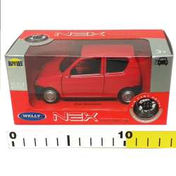 WELLY 1:39 Fiat Seicento - czerwony - 3