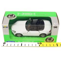 Welly 1:34 Honda S2000 cabrio (japanese version) biała - 2