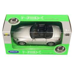 Welly 1:34 Honda S2000 cabrio (Japanese version) srebrna - 1