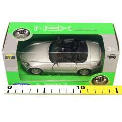 Welly 1:34 Honda S2000 cabrio (Japanese version) srebrna - 2