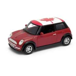 Welly 1:34 Mini Cooper -flaga Kanady -bordowy - 1