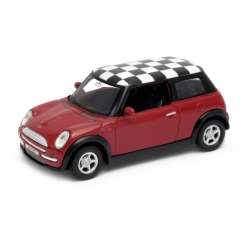 WELLY 1:34 Mini Cooper -szachownica czerwony - 1