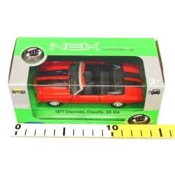 Welly 1:34 Chevrolet Chevelle cabrio 1971 -czerwony - 3