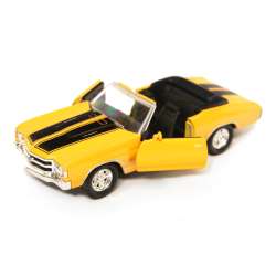 Welly 1:34 Chevrolet Chevelle '71 cabrio -żółty - 1