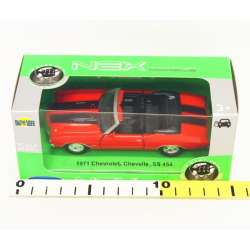 Welly 1:34 1971 Chevrolet Chevelle SS 454 cabrio -pomara - 3