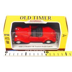Welly 1:34 Citroen 11B Traction Avant cabrio czerwony'39 - 2