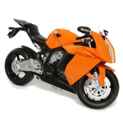 WELLY 1:10 MOTOCYKL KTM 1190 RC8  POMARAŃCZOWO-CZARNY (62806) - 3