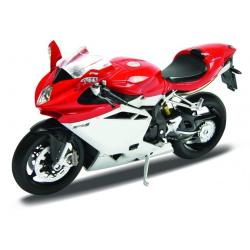 WELLY 1:10 Motocykl MV AUGUSTA F4  czerwono-srebrny (62807) - 2